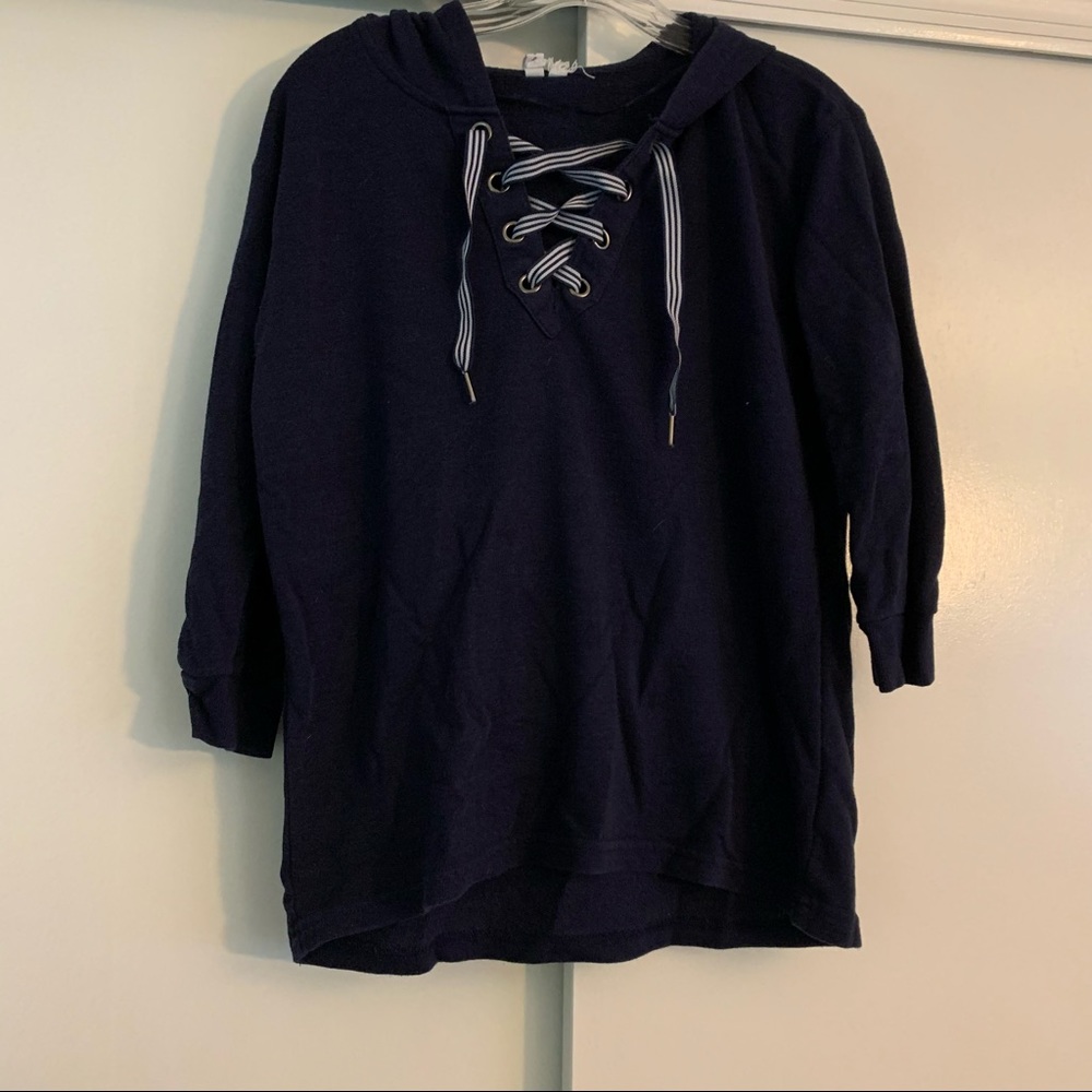 Lightweight navy sweater